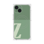 プレミアムスクエアケース with MagSafe［ オリジナル - initial two tone - Z green ］