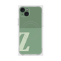 プレミアムスクエアケース with MagSafe［ オリジナル - initial two tone - Z green ］
