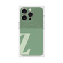 プレミアムスクエアケース with MagSafe［ オリジナル - initial two tone - Z green ］