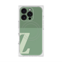 プレミアムスクエアケース with MagSafe［ オリジナル - initial two tone - Z green ］