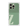 プレミアムスクエアケース with MagSafe［ オリジナル - initial two tone - Z green ］