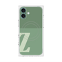 プレミアムスクエアケース with MagSafe［ オリジナル - initial two tone - Z green ］