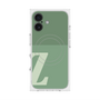 プレミアムスクエアケース with MagSafe［ オリジナル - initial two tone - Z green ］