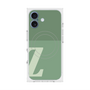 プレミアムスクエアケース with MagSafe［ オリジナル - initial two tone - Z green ］