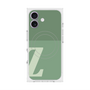 プレミアムスクエアケース with MagSafe［ オリジナル - initial two tone - Z green ］