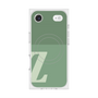 プレミアムスクエアケース with MagSafe［ オリジナル - initial two tone - Z green ］