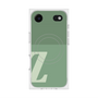 プレミアムスクエアケース with MagSafe［ オリジナル - initial two tone - Z green ］