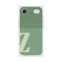 プレミアムスクエアケース with MagSafe［ オリジナル - initial two tone - Z green ］
