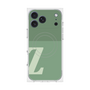 プレミアムスクエアケース with MagSafe［ オリジナル - initial two tone - Z green ］