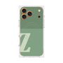 プレミアムスクエアケース with MagSafe［ オリジナル - initial two tone - Z green ］