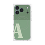 プレミアムスクエアケース with MagSafe［ オリジナル - initial two tone - A green ］
