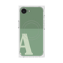 プレミアムスクエアケース with MagSafe［ オリジナル - initial two tone - A green ］