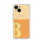 プレミアムスクエアケース with MagSafe［ オリジナル - initial two tone - B orange ］