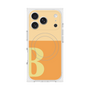 プレミアムスクエアケース with MagSafe［ オリジナル - initial two tone - B orange ］