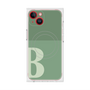 プレミアムスクエアケース with MagSafe［ オリジナル - initial two tone - B green ］