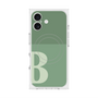 プレミアムスクエアケース with MagSafe［ オリジナル - initial two tone - B green ］