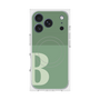 プレミアムスクエアケース with MagSafe［ オリジナル - initial two tone - B green ］