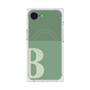 プレミアムスクエアケース with MagSafe［ オリジナル - initial two tone - B green ］