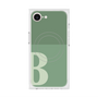 プレミアムスクエアケース with MagSafe［ オリジナル - initial two tone - B green ］