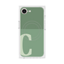 プレミアムスクエアケース with MagSafe［ オリジナル - initial two tone - C green ］