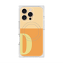 プレミアムスクエアケース with MagSafe［ オリジナル - initial two tone - D orange ］
