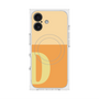 プレミアムスクエアケース with MagSafe［ オリジナル - initial two tone - D orange ］