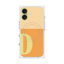 プレミアムスクエアケース with MagSafe［ オリジナル - initial two tone - D orange ］