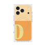 プレミアムスクエアケース with MagSafe［ オリジナル - initial two tone - D orange ］