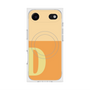 プレミアムスクエアケース with MagSafe［ オリジナル - initial two tone - D orange ］