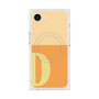 プレミアムスクエアケース with MagSafe［ オリジナル - initial two tone - D orange ］