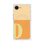 プレミアムスクエアケース with MagSafe［ オリジナル - initial two tone - D orange ］