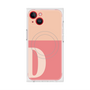 プレミアムスクエアケース with MagSafe［ オリジナル - initial two tone - D pink ］