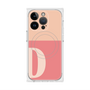 プレミアムスクエアケース with MagSafe［ オリジナル - initial two tone - D pink ］