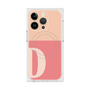 プレミアムスクエアケース with MagSafe［ オリジナル - initial two tone - D pink ］
