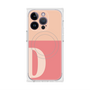 プレミアムスクエアケース with MagSafe［ オリジナル - initial two tone - D pink ］