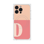 プレミアムスクエアケース with MagSafe［ オリジナル - initial two tone - D pink ］