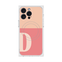 プレミアムスクエアケース with MagSafe［ オリジナル - initial two tone - D pink ］