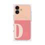 プレミアムスクエアケース with MagSafe［ オリジナル - initial two tone - D pink ］