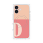 プレミアムスクエアケース with MagSafe［ オリジナル - initial two tone - D pink ］