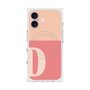 プレミアムスクエアケース with MagSafe［ オリジナル - initial two tone - D pink ］