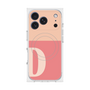 プレミアムスクエアケース with MagSafe［ オリジナル - initial two tone - D pink ］
