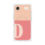 プレミアムスクエアケース with MagSafe［ オリジナル - initial two tone - D pink ］