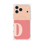 プレミアムスクエアケース with MagSafe［ オリジナル - initial two tone - D pink ］