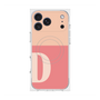 プレミアムスクエアケース with MagSafe［ オリジナル - initial two tone - D pink ］