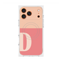 プレミアムスクエアケース with MagSafe［ オリジナル - initial two tone - D pink ］