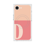 プレミアムスクエアケース with MagSafe［ オリジナル - initial two tone - D pink ］