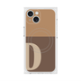 プレミアムスクエアケース with MagSafe［ オリジナル - initial two tone - D brown ］