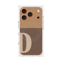 プレミアムスクエアケース with MagSafe［ オリジナル - initial two tone - D brown ］