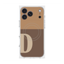 プレミアムスクエアケース with MagSafe［ オリジナル - initial two tone - D brown ］