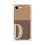プレミアムスクエアケース with MagSafe［ オリジナル - initial two tone - D brown ］